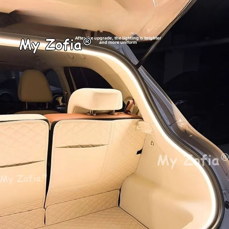 Car Trunk LED Light Ambient Interior Decorative Lamp Cargo Area Glow Light Protective Accessories For GWM Ora 5 2025 2026 2027 Vue
