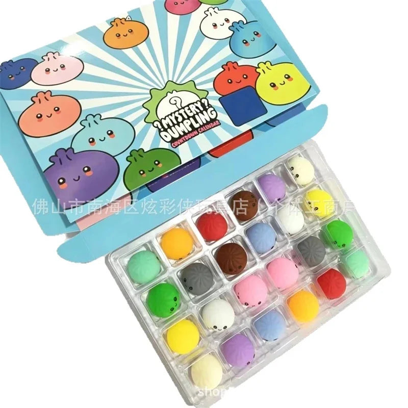 Fidget Squishy Dumpling Pouch Soft Squeeze Stress Relief Cute Charm Party Favor For Kids Teens Birthday Gift Vue