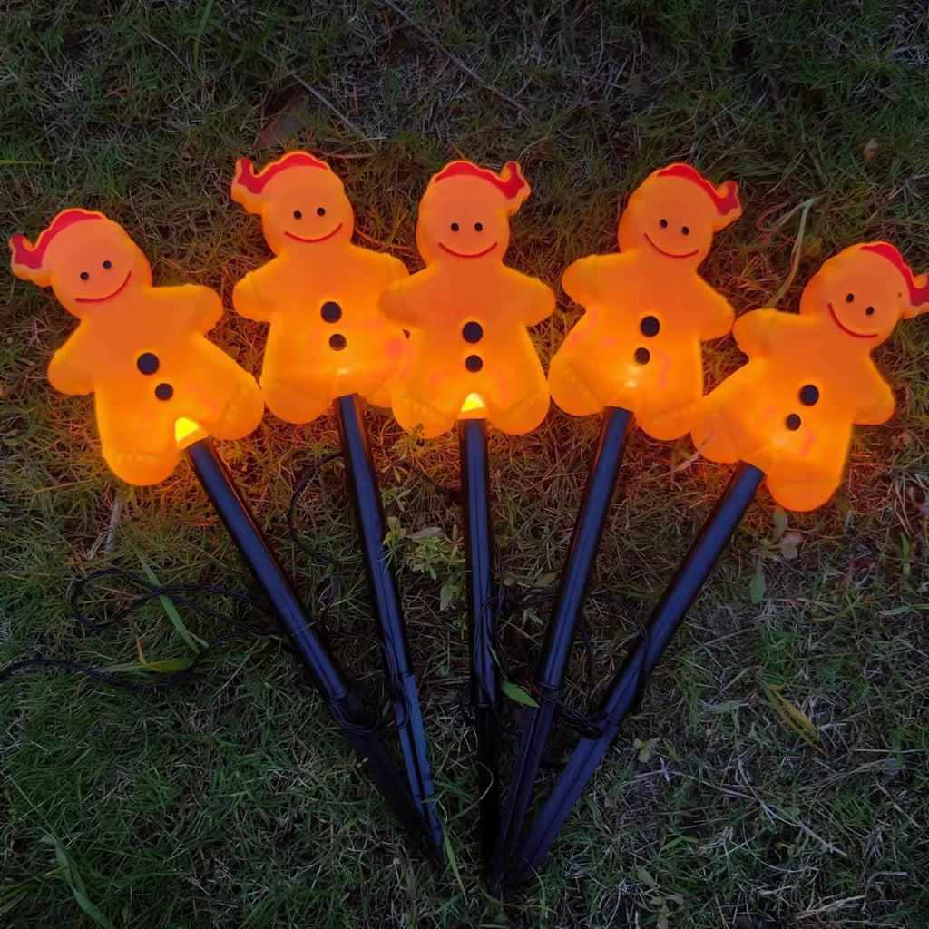 Christmas Solar Lawn Lights Outdoor Lights Waterproof Battery Garden Lawn Lights Home Decorations LED Holiday Lights Jardin 614 Vue