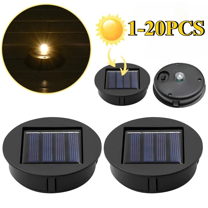 1-20PCS Novelty Hollow Solar Projection Lamp Replacement Cover Waterproof Pattern Light Shade Decorative Garden Accessories Vue