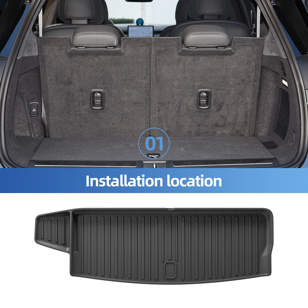 Smabee Left Drive for NIO EL8/ES8 6Seats No Fridge 2023-2024 TPE 3D Car Floor Mats Trunk Pad Foot Mat Interior Accessories Vue