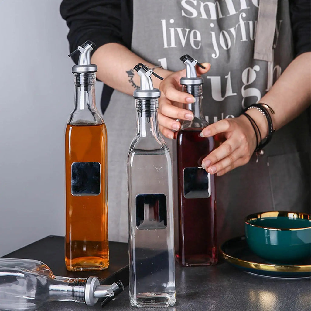 8.5x2cm Olive Oil Stopper Wine Bottle Pourer Bar Barware Spout Pourer Leakproof Wine Spout Bottle Pourer With Dust Cap Universal Vue