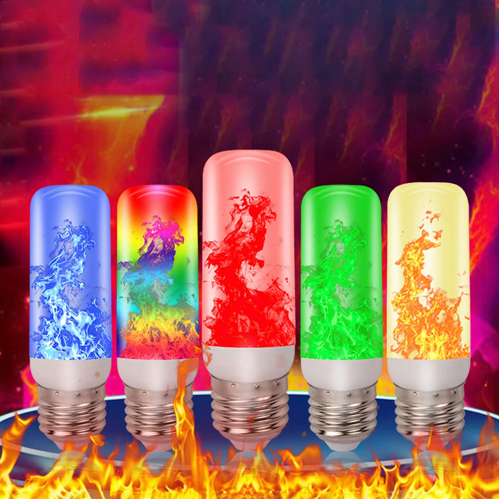 E27/E26 LED Flame Effect Bulb | Flickering Atmosphere Light LED Flame Bulb Vue
