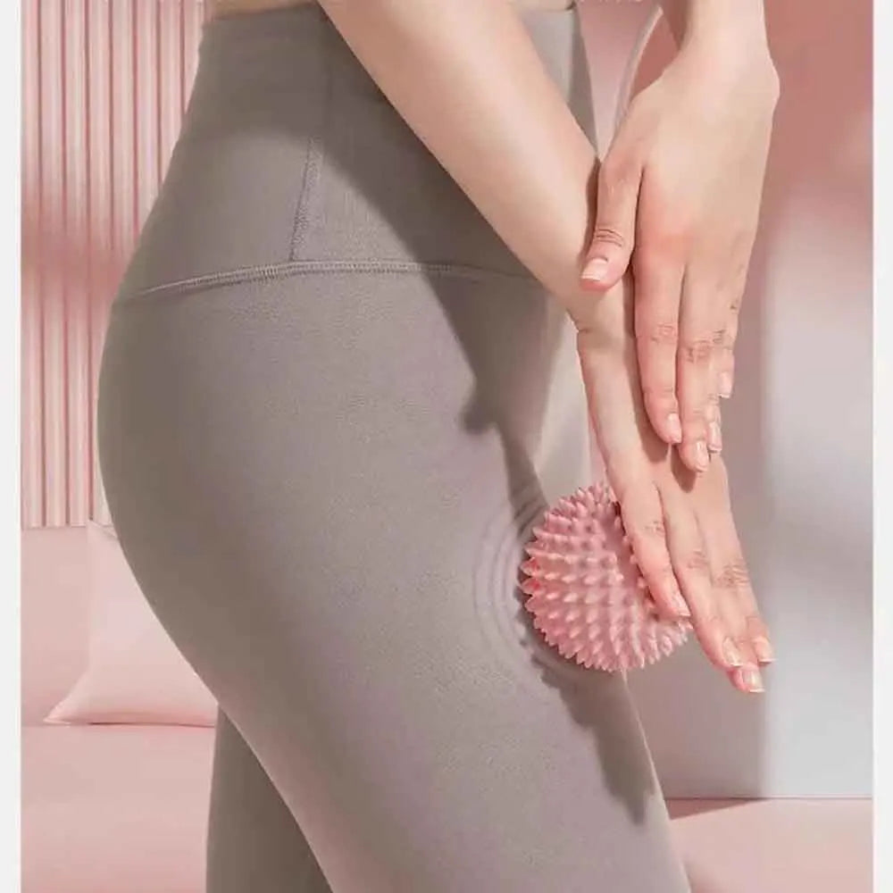 Spiky Hedgehog Massage Ball Deep Tissue Trigger Point Myofascial Release Muscle Pain Relief Yoga Shoulder Neck Foot Relaxation Vue