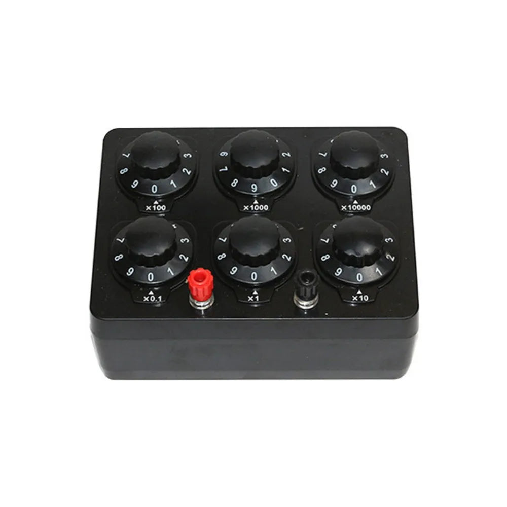 0-99999.9Ω Adjustable Resistance Box Physics Teaching Equipment Variable Load Resistor Measure EMF & Resistance Resistance Box Vue