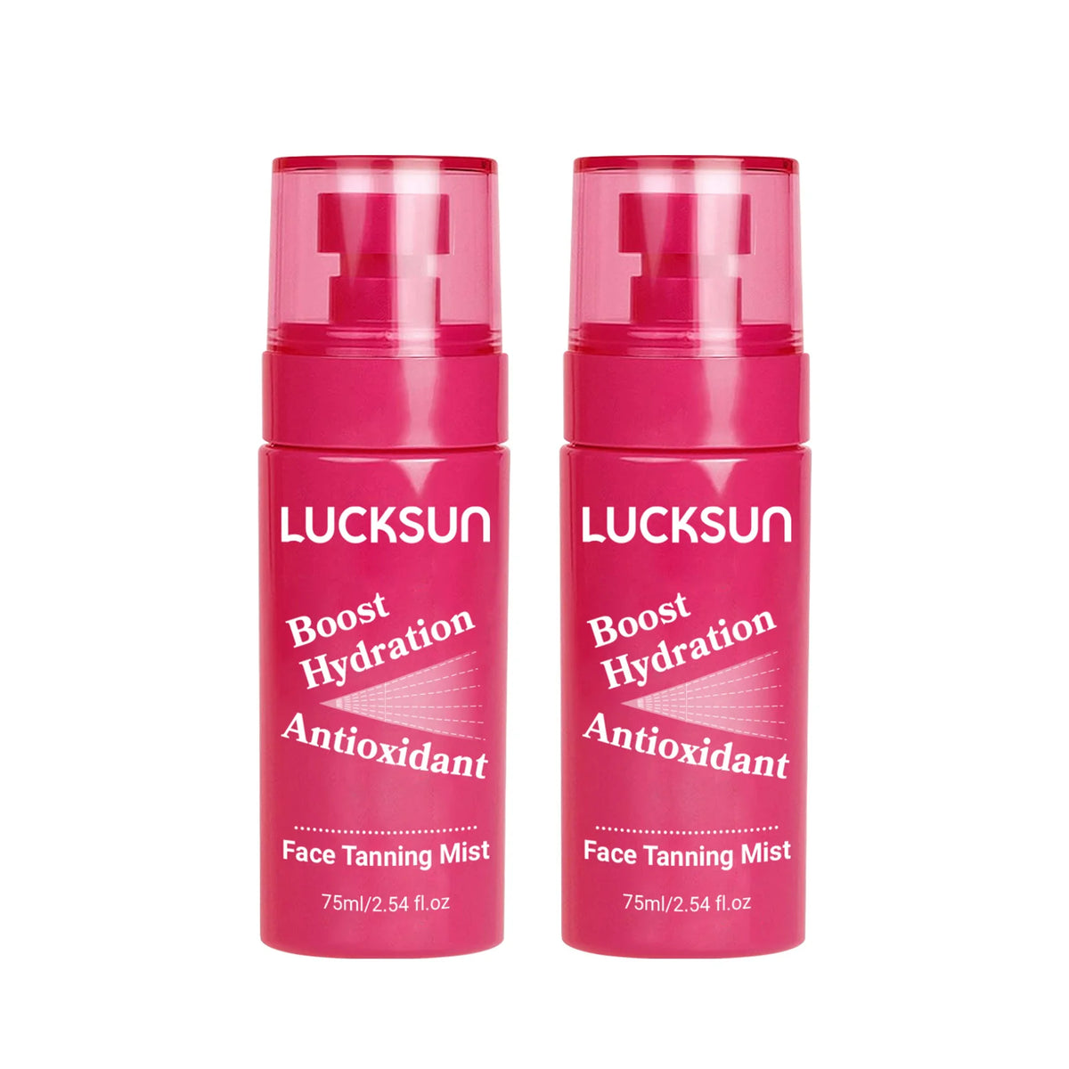Body Self Tanning Spray Intensive Brown Fake Tan Accelerator Sunscreen Sunbath Protection Nourishing Long Lasting 75ML Vue 2pcs