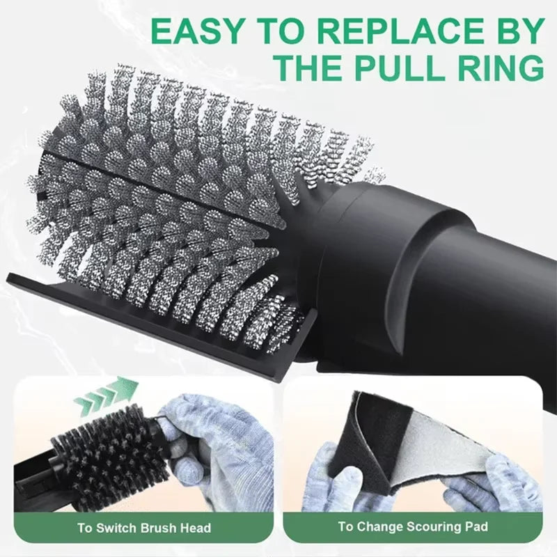 Electric BBQ Cleaning Brush Stainless Steel Rotating Grill Brush Ideal for Spring Outdoor Steam Cleaning Of Grills Vue