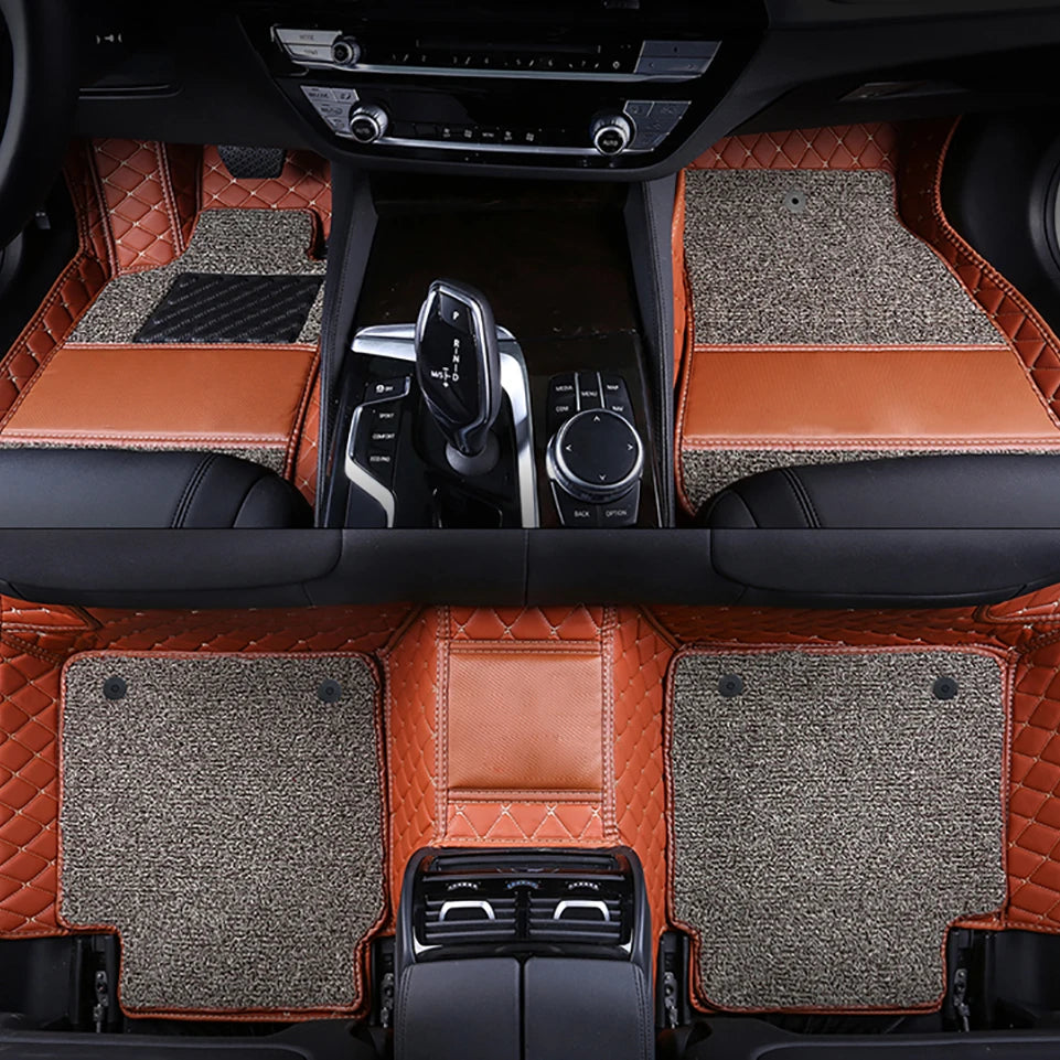 Custom Car Floor Mats For Mercedes Benz GLC X253 GLC-Coupe C253 2015-2025 Auto Foot Coche Floor Liners Blanket Vue