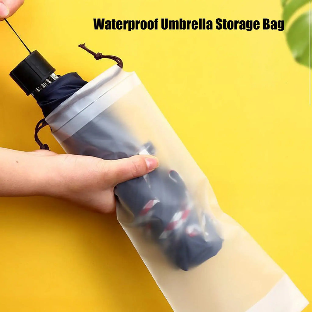 33x13cm PVC Drawstring Wet Umbrella Bags Foldable 5/10PCS Waterproof Organizer for Travel Vehicle Outdoor Umbrella Storage Bag Vue