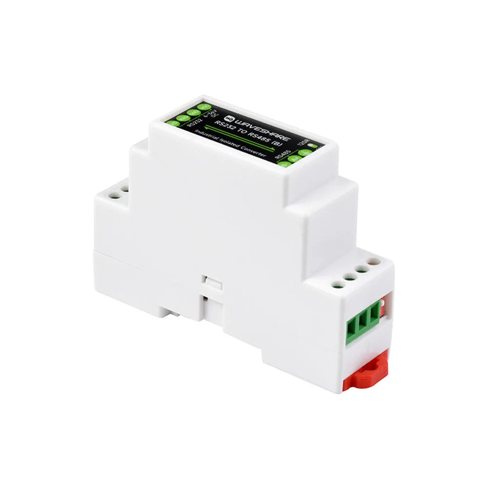 RS232 to RS485 Serial Communication Converter Module RS232 To RS485 Guide Rail Active Digital Isolation Industria Communication Vue Default Title