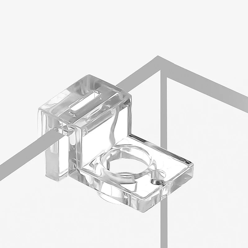 4Pcs 6mm 8mm 10mm Aquarium Acrylic Clips Fish Tank Lid Cover Support Holder Bracket Stand Vue