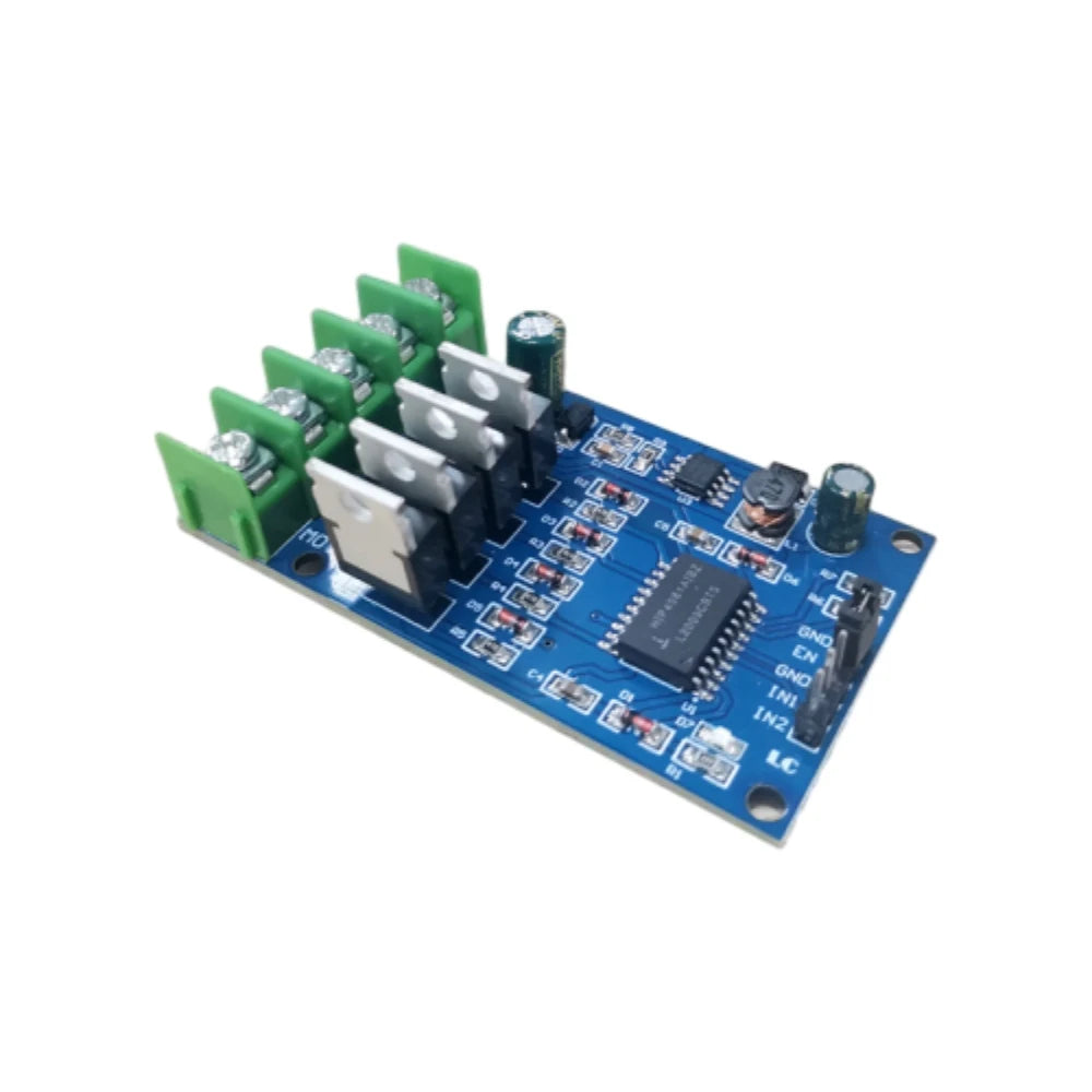 170W DC5-30V High Power H Bridge Motor Driver Module NMOS with Brake Forward and Reverse PWM Duty Cycle Motor Speed Controller Vue Default Title