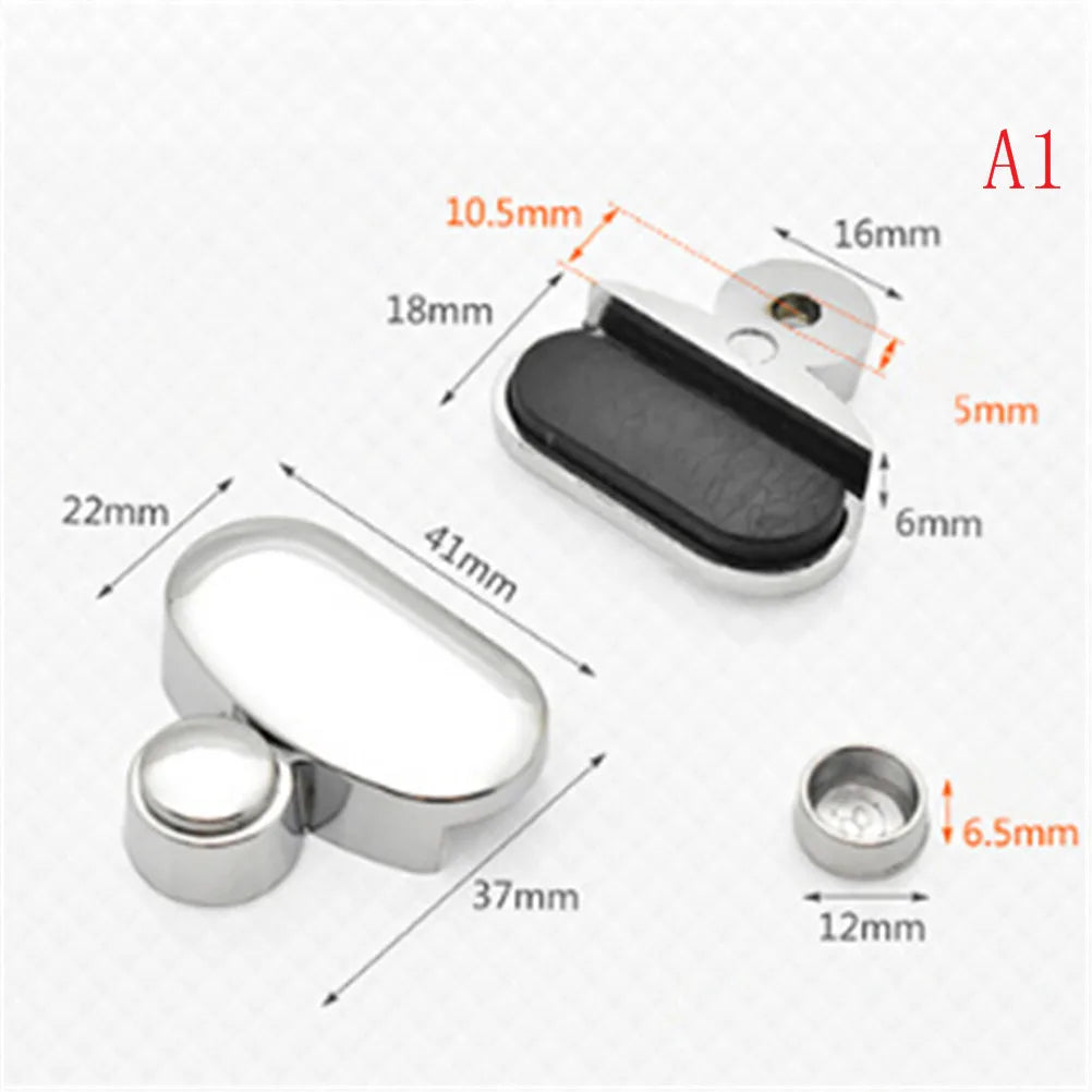 Bathroom Mirror Glass Fixed Accessories Advertising Plate Zinc Alloy