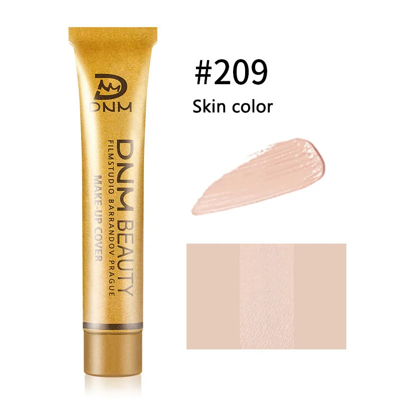 Full Skin Concealer Foundation Cream Face Professional Blemish Cover Dark Spot Tattoo Contour Makeup Liquid Concealer Cosmetic Vue 209