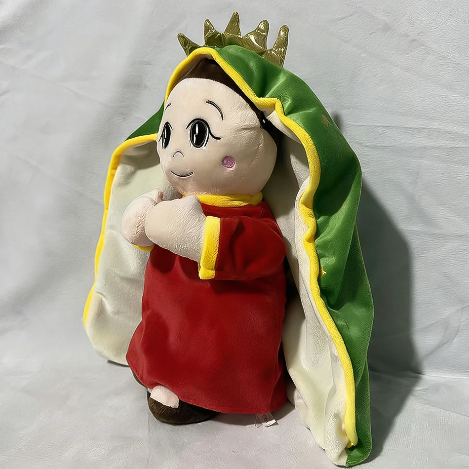 2026 Breathing Jesus Virgin Mary Soothe Plush Toy Kids Soft Soothing Jesus Plushies Comforting Jesus Heart Toy Easter Gifts Vue