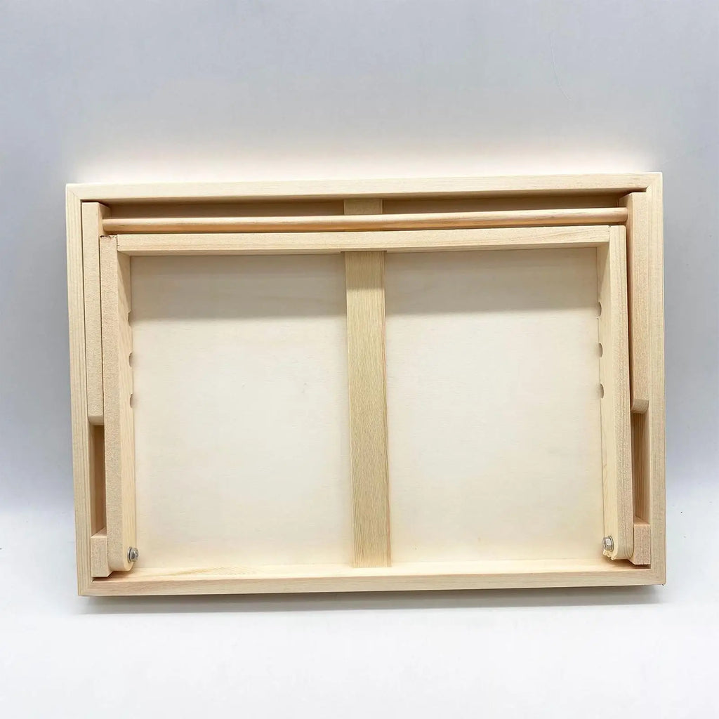 33*23*2.5cm Wooden Adjustable Tabletop Easel, Foldable Portable Painting Stand With Angle, S ketch Drawing Display Holder Vue
