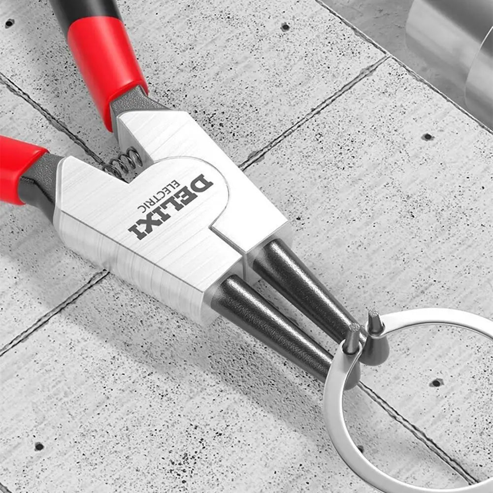1PC Circlip Pliers Retaining Ring Needle Nose Pliers Multifunctional Snap Ring Remover Installer Tool for Shafts Lock Rings Vue