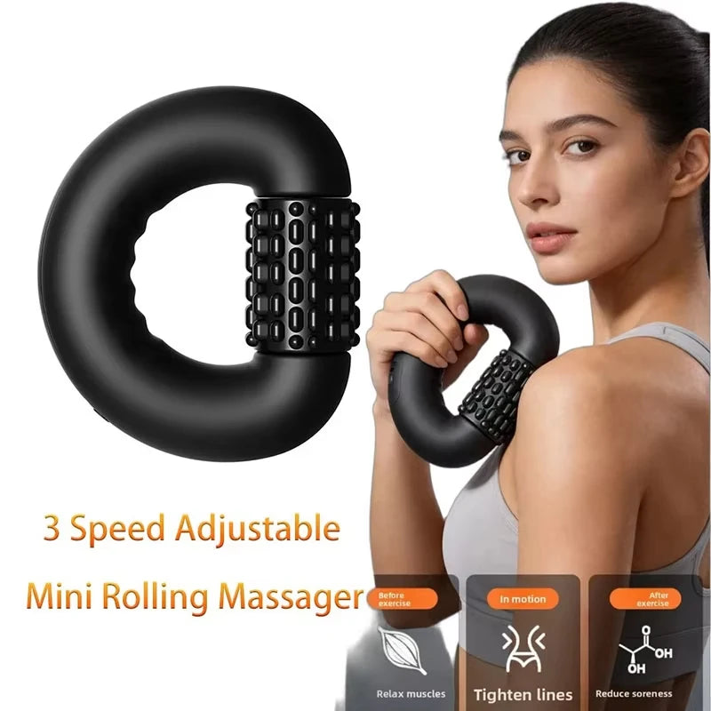 Deep Tissue Percussion Massage 3 Adjustable Speed Handheld Vibrating Massager for Neck Shoulder Back Body Muscle Pain Relief Vue
