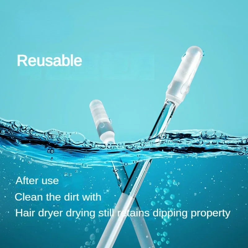 Disposable Sticky Ear Swabs Earwax Remover For Olders Adult Kid Pick Reusable Ear Cleaner Soft Silicone Ear Wax Removal Tool Vue