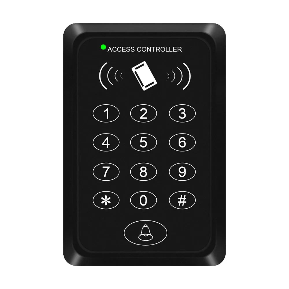125Khz RFID Access Control Keypad Reader Device 500 users Security RFID Proximity Entry Door Lock Access Controler Keyboard Vue