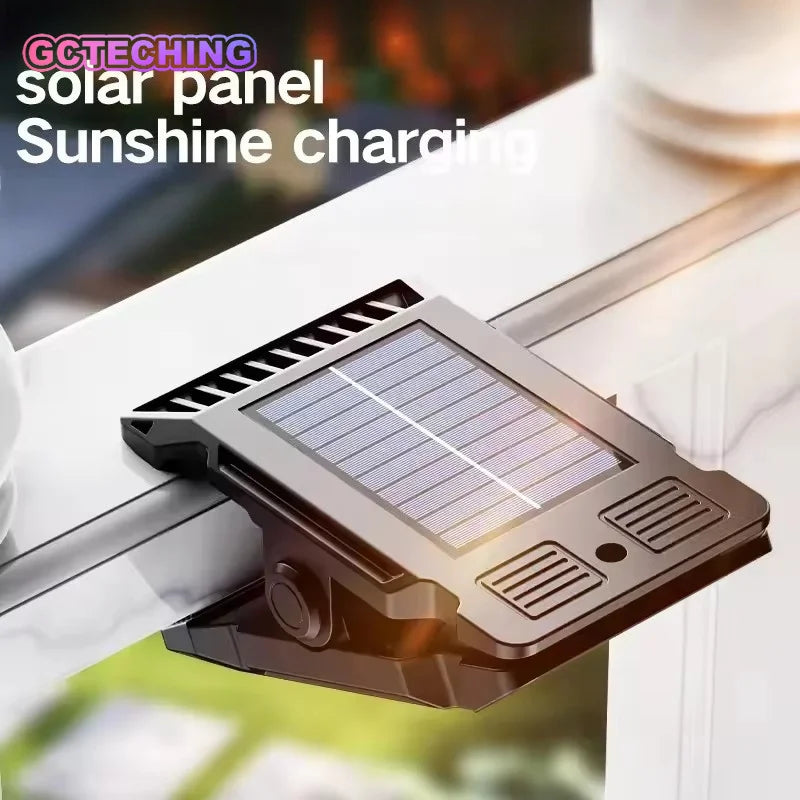 Outdoor Solar Clamp on Motion Sensor Lights Waterproof Work Light 3 Lighting Modes Camping Lamp Fence Walls Garage Led Lamps Vue