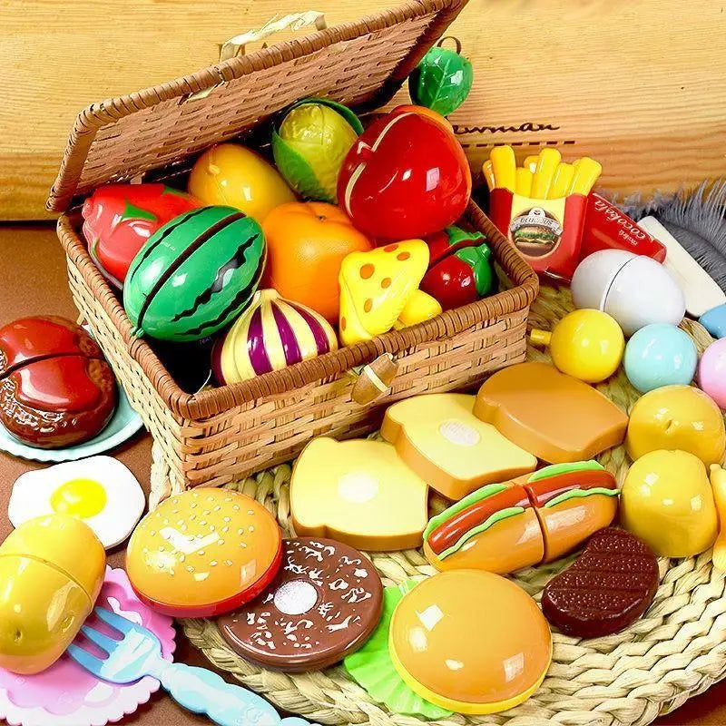1 Piece Play House Decompress Educational Toys Montessori Paste Chechele Simulation Durian Watermelon Educational Toy Gift Vue