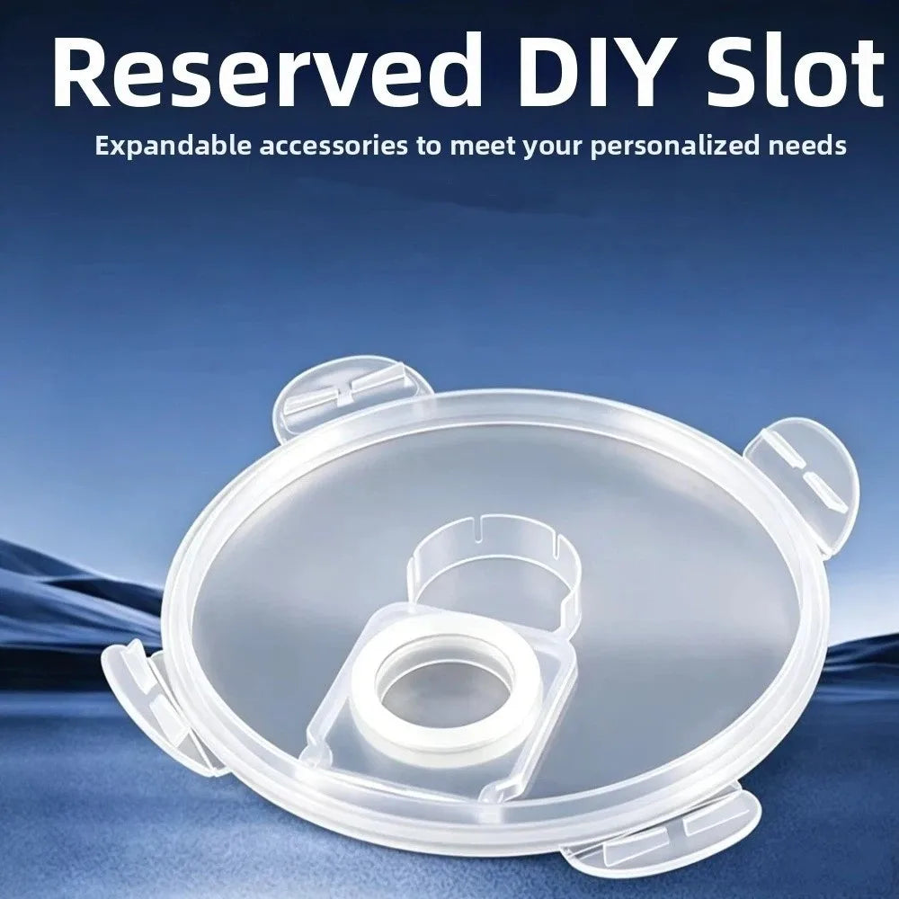 Dustproof 3D Printing Filament Dry Box Airtight with Hygrometer Thermometer Filament Storage Case Anti-Moisture Viewable Vue