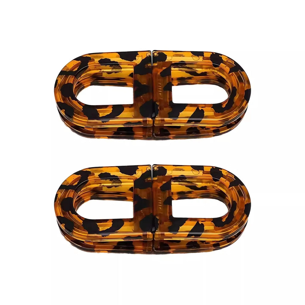 Strong Magnetic Hair Clips for Women - Easy Wear Non-Slip Solid Color Barrettes, Fashion Sweet Hair Accessories (Gift Set) Vue CXFJ-style4-2pcs