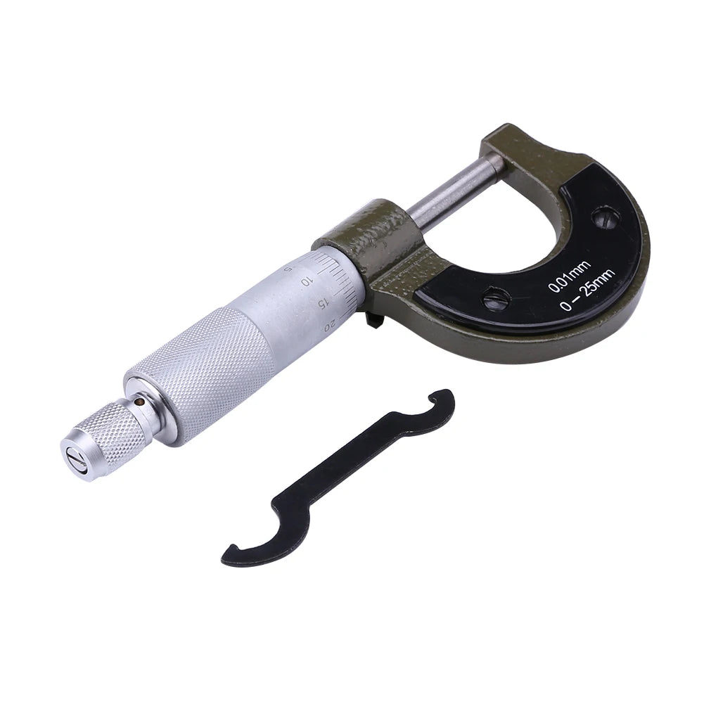 ALLOET Outside Micrometer 0–25mm | 0.001mm Precision Gauge Precision Micrometer Gauge Vue