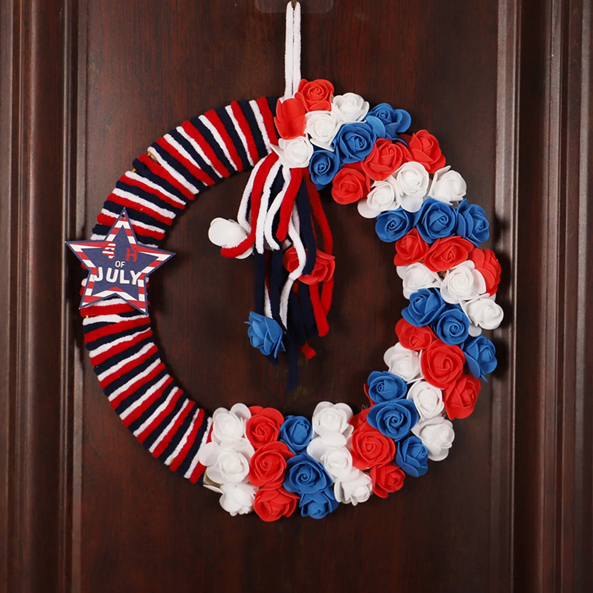 Patriotic Wreath – 4th of July & Memorial Day Décor Patriotic Wreath Vue
