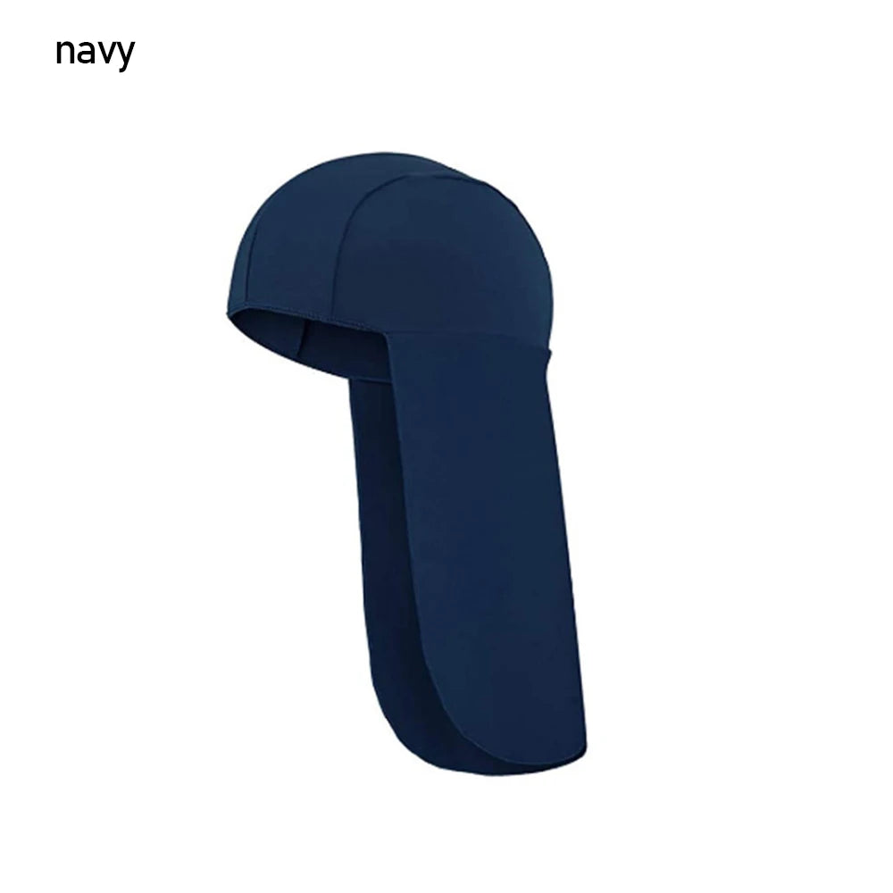 Cycling Neck Shield Protector Hard Hat Cooling Cap Sun Shade UV Vue navy
