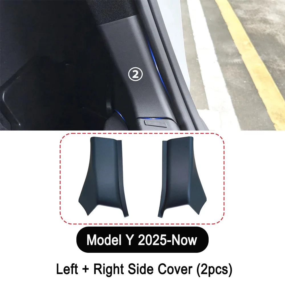 Rear Bumper Trunk Sill Guard Bumper Protection for 2025 2026 Tesla Model Y Juniper Premium & Performance Interior Accessories Vue Model Y Side Cover