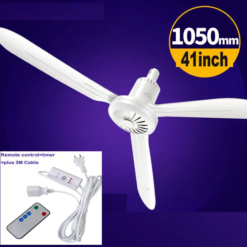 47-Inch Vintage Ceiling Fan 220V with Remote Control | Retro Style Ceiling Fan Vue same to picture Russian Federation