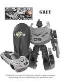 Deformation Robots Toys, Mini Car Robot Action Figures 2 Modes Alloy Action Figure Toys Gitfs for Boys and Girls Vue GRAY