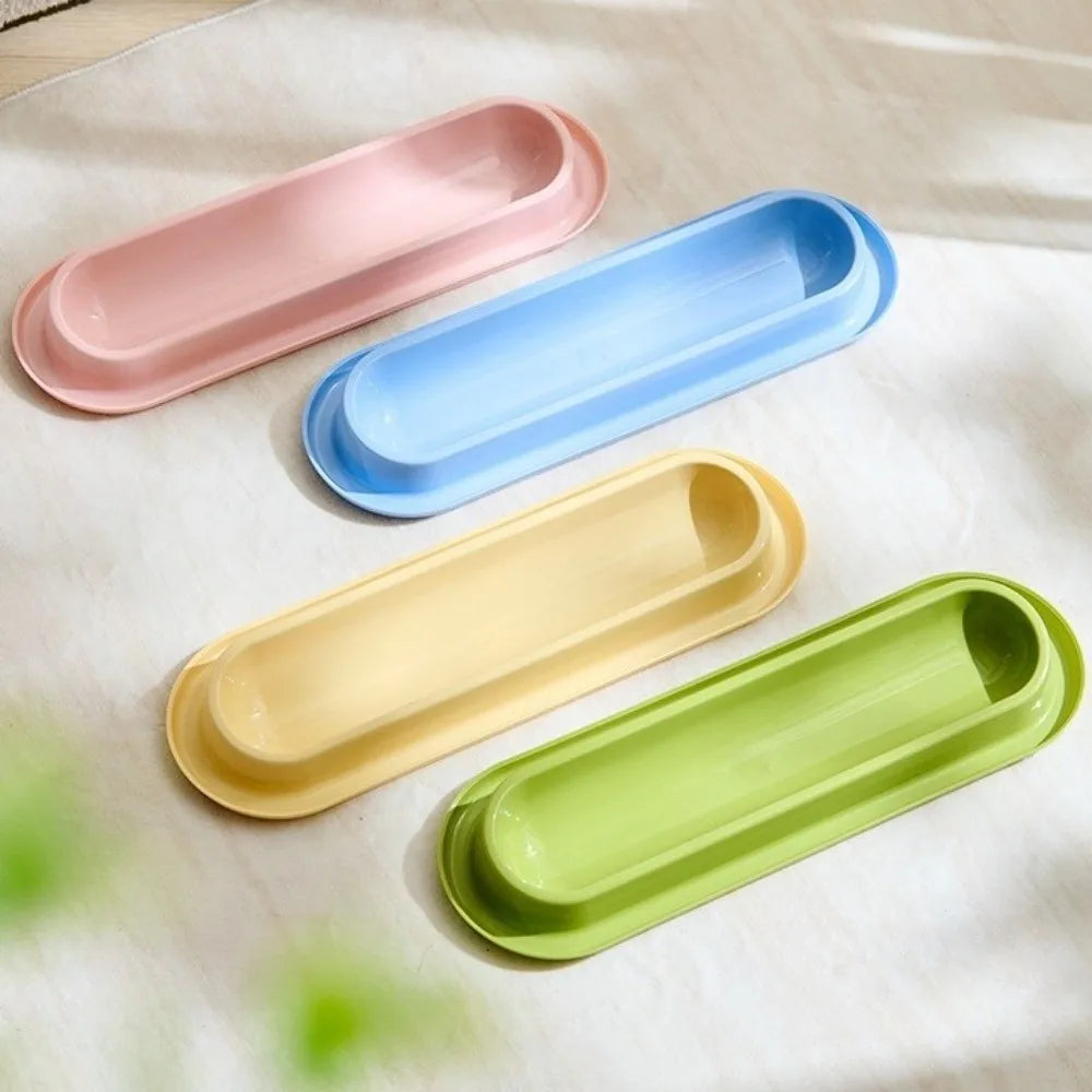 Pet Supplies Extra Long Pet Feeding Bowl Tilted Neck Protection Anti Slip Pet Bowl Large Capacity Cat Water Feeder Indoor Use Vue