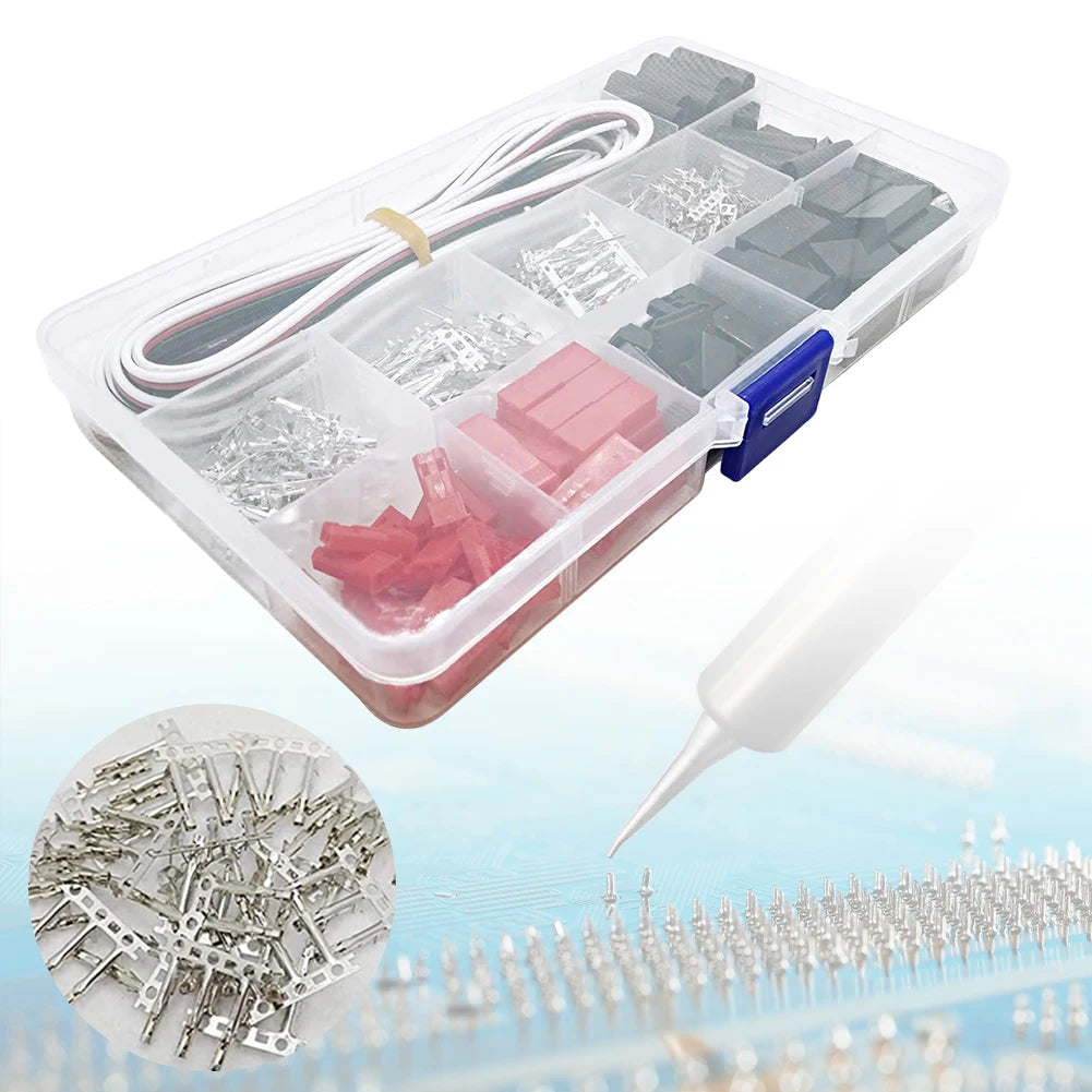 400pcs Servo Connector Kit 22AWG – JR JST SYP Futaba RC DIY Servo Connector Kit Vue