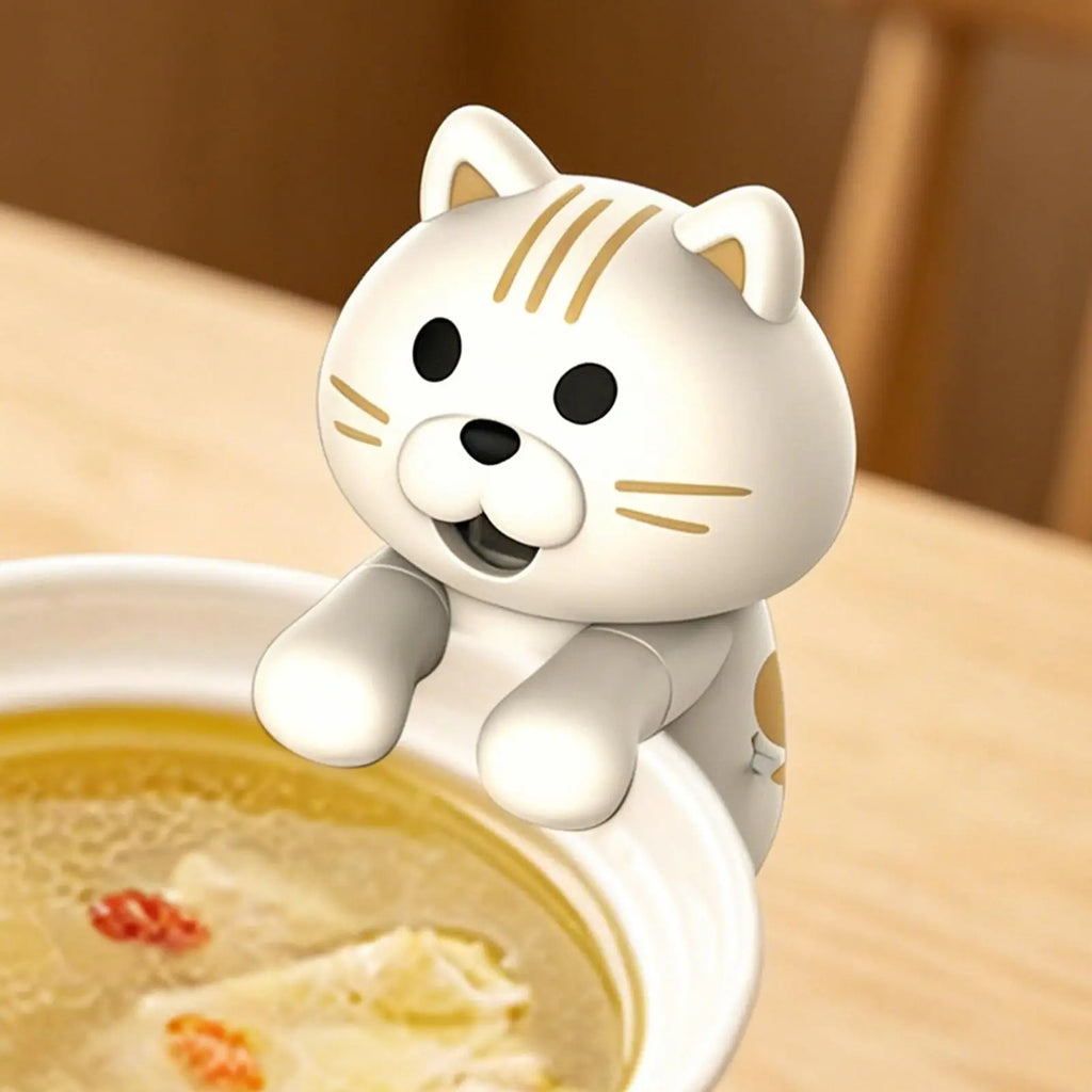 Cute Animal Clip On Mini Food Cooling Fan, 3 Speed Portable Mug Chiller Blower, Rechargeable USB Desk Fan for Kids Adults Vue