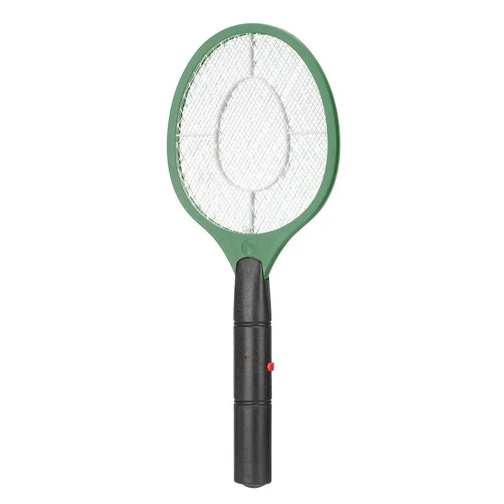 Bedroom Plastic Electric Fly Insect Racket Mosquito Wasp Portable Vue green