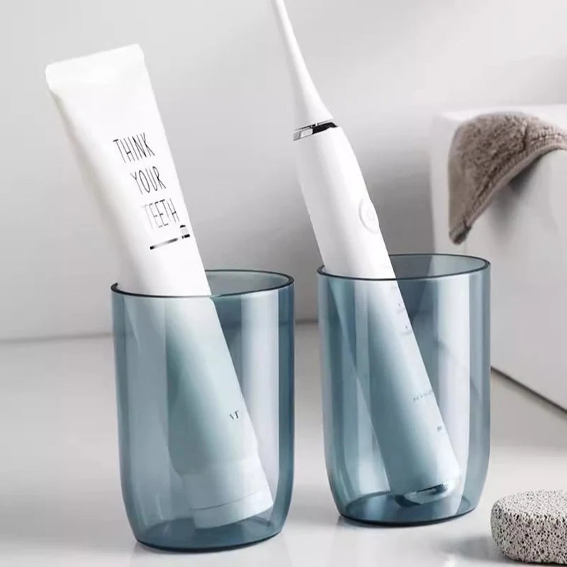 Toothbrush Storage Box Portable Mouthwash Cup Toothpaste Storage Box Toiletry Set Travel Supplies Portable Toothbrush Cup Vue