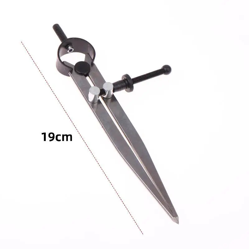 1 Piece Adjustable Compasses Gauges Leathercraft Line Marking Gauge Wing Divider Rotating Scratch Gauge Handcraft Leather Tool Vue 150MM