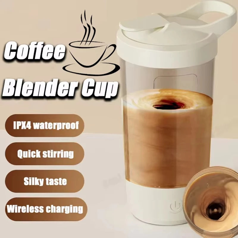 Electric Shaker Cup 450ml Self-Stirring Intelligent Shaker For Protein Shake Meal Replacement Portable Sport Mixing Cup Vue Default Title