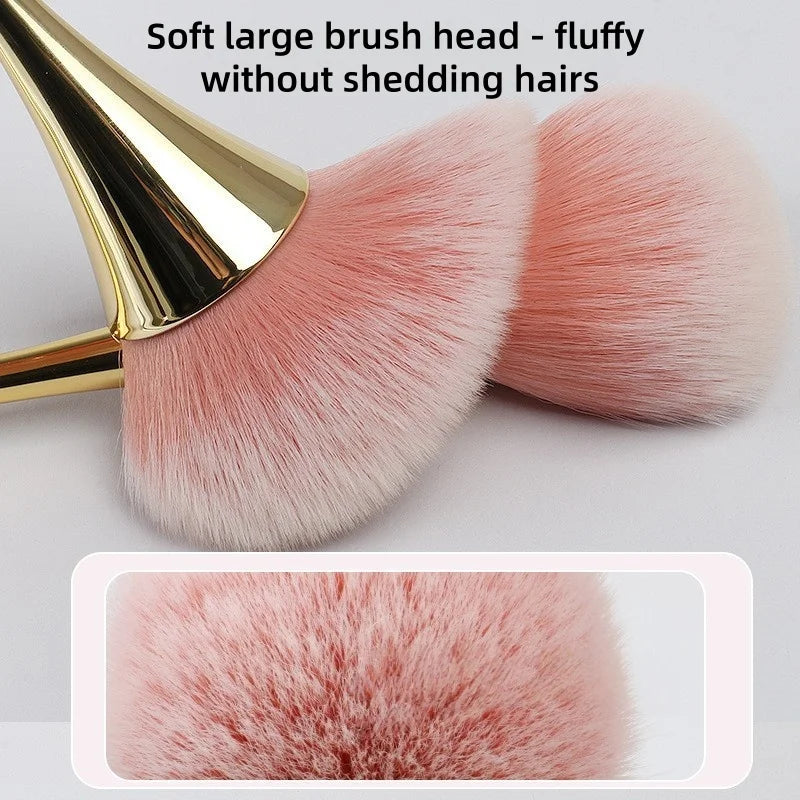 Nail Art Brush Art Dust Brush for Manicure Beauty Brush Blush Powder Brushes Fashion Gel Nail Accessories Nail Pretty Tools Vue