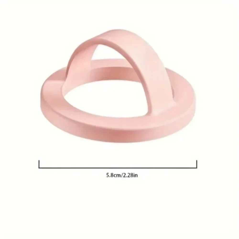 Magnetic Ring Clips - Silicone Material, 360° Rotating Magnetic Ring Holder Stand,Universal Finger Grip with Strong Attraction Vue