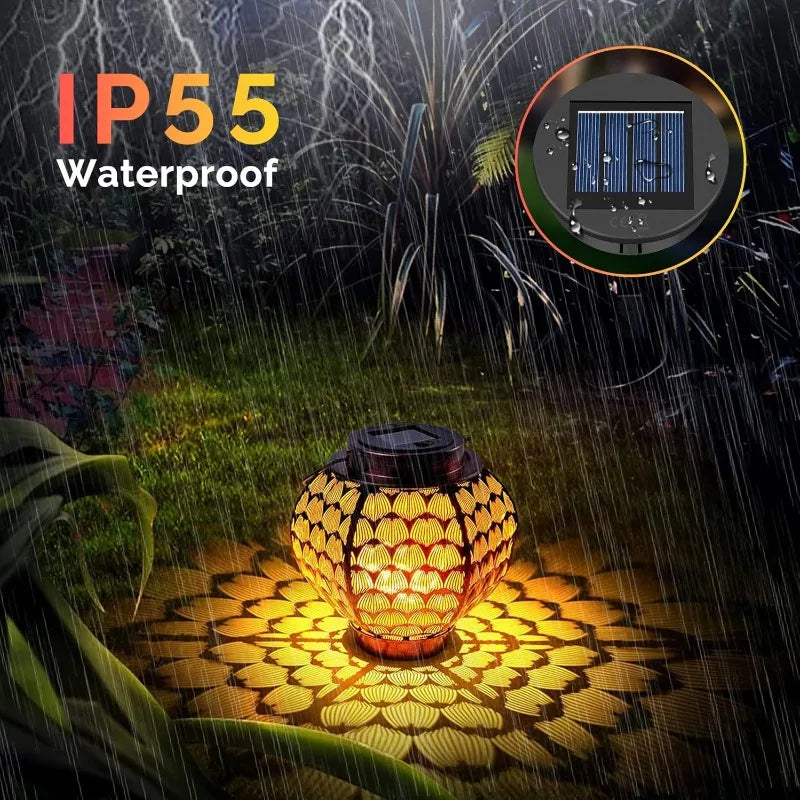 1-20PCS Novelty Hollow Solar Projection Lamp Replacement Cover Waterproof Pattern Light Shade Decorative Garden Accessories Vue