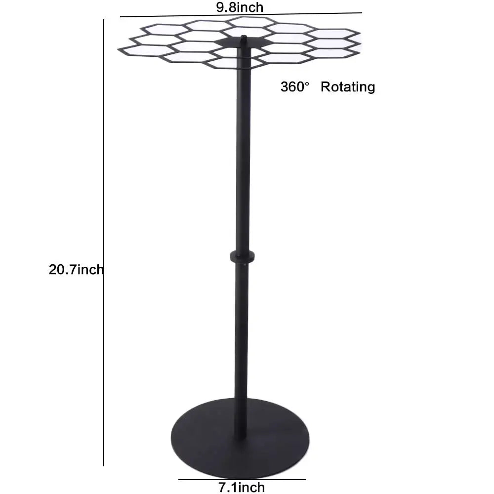 Multifunctional Rotatable Medal Hanging Rack Portability Durable Desktop Medal Display Rack Multi-purpose Rustproof Vue