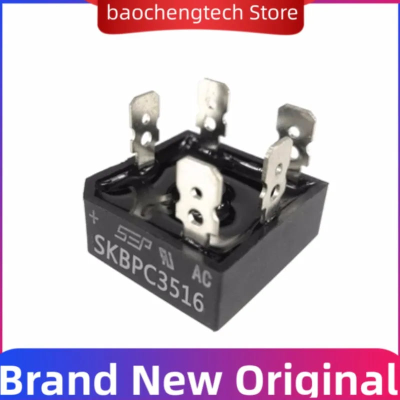 1 piece SKBPC3516 SKBPC5016 three-phase rectifier bridge35 50 Amp 1600V stack for sufficient current of charger Vue SKBPC3516
