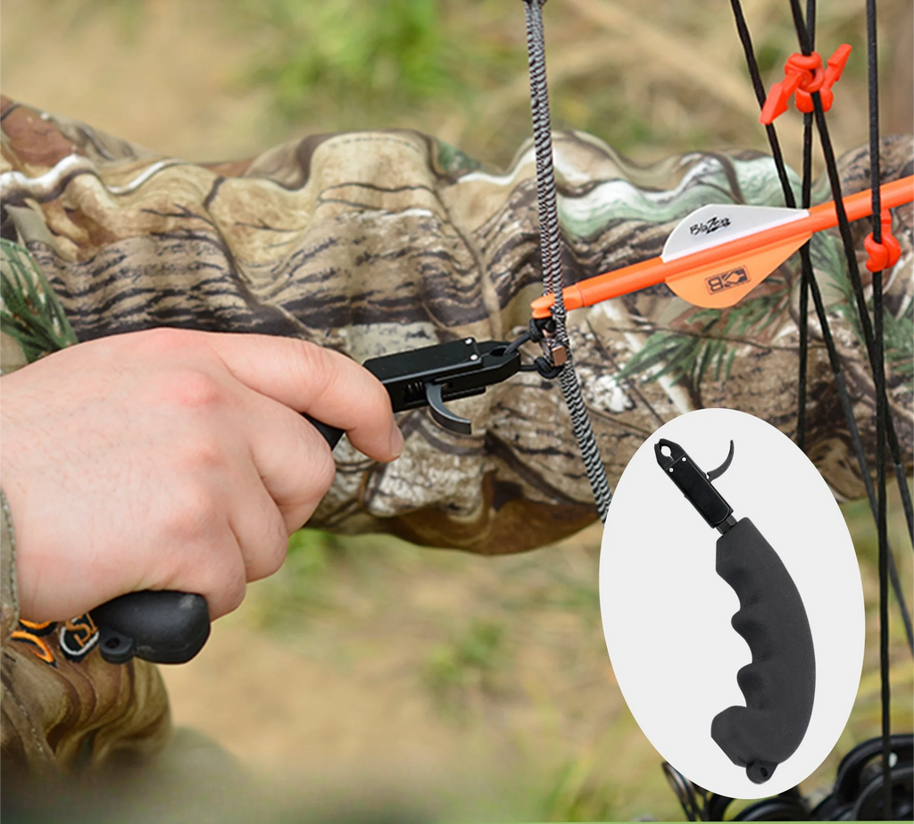 Bow and Arrow Composite Grip Spreader Alloy Head Rubber Handle Bow and Arrow Accessories Stable High Precision Shooting Sports Vue