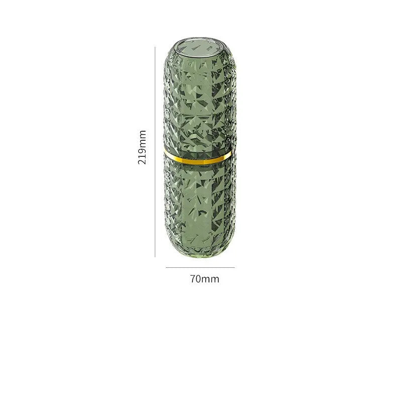 Travel Mouthwash Cup, Portable Household Toothbrush Cup, Tooth cup, Toothbrush Toothpaste Storage box, Wash cup, Brushing cup Vue Green