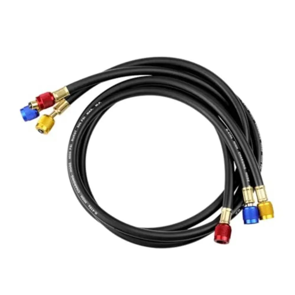 Rubber Charging Hose Set Fluorinated Tubes Fluoridation Detection High Pressure Charging Hose 800psi Max Pressure Vue
