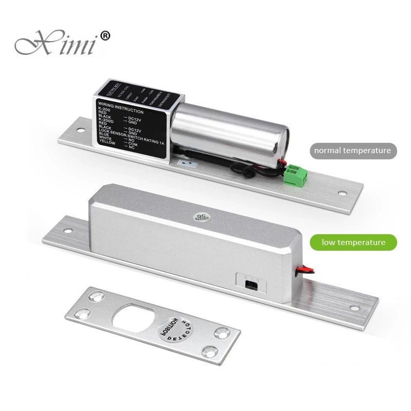 2 wires DC12V Electric Lock Magnetic Output with Timer Mortise Door Lock Fail Safe fail Secure Bolt Mortise Door Lock Vue